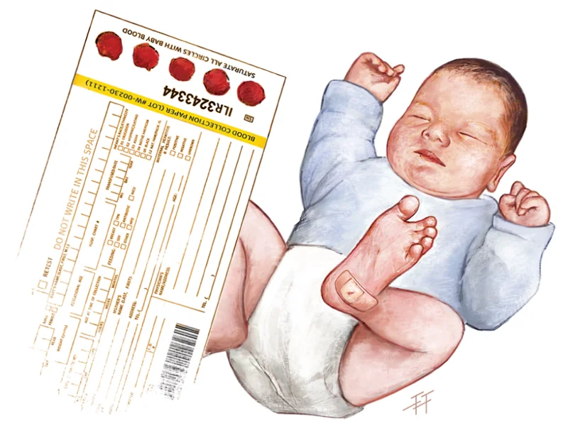 Nyföddscreening : Nödvändiga tester